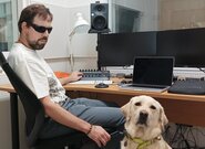 Jak pracuje nevidomý zvukař Proglasu Roman Kabelka
